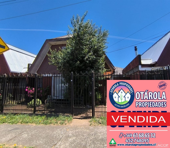 mantua, TEMUCO, 3 Habitaciones Habitaciones, 0 ,2 BathroomsBathrooms,Casa,Vendida,mantua,0,1007