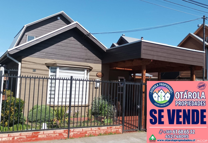 TEMUCO, 3 Habitaciones Habitaciones, ,2 BathroomsBathrooms,Casa,A la venta,1026