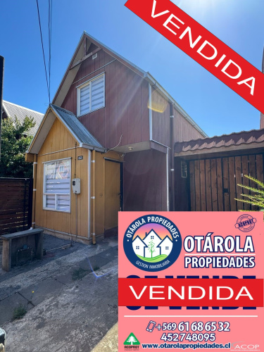 TEMUCO, 2 Habitaciones Habitaciones, 0 ,1 BañoBathrooms,Casa,Vendida,0,1037
